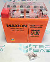 Мото аккумулятор MAXION Gel 12V, 12A YTX 14-BS