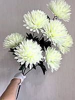 Штучна хризантема. Букет штучних хризантем гігант (85 см, 7 голов), фото 8