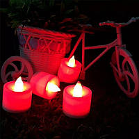 Светодиодные электронные LED свечи Свечи без огня Холодные свечи Свечи на батарейках красный