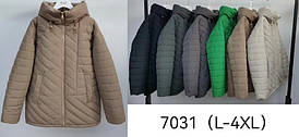 Жіноча куртка демісезонна стьобана напівбатал розміри 46-54, колір уточнюйте під час замовлення