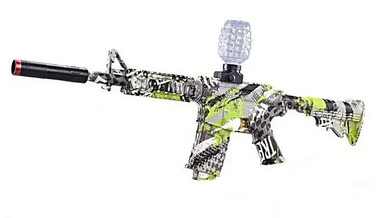 Автомат дитячий (акумулятор, USB-кабель, стріляє орбізами, глушник, окуляри, в коробці) G 960-1