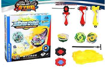 Гра Бейблейд (арена, 2 дзиги різних кольорів, 2 мечі-запускники, світло, в коробці) LSD 173