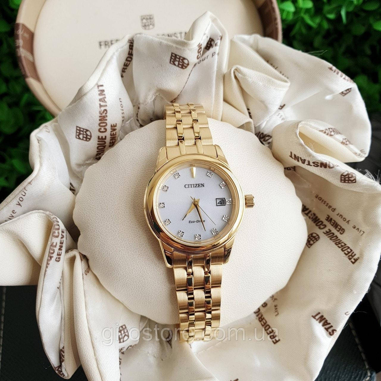 Жіночий годинник із діамантами Citizen Diamond Silver Dial EW2392-54A, фото 1