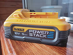 Акумуляторна батарея PowerStack DeWALT DCBP518 (5 Аг, Li-Ion, 18 В XR PowerStack)