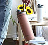 Термопляшка, термос Tyeso 750мл із нержавіючої сталі для кави, води, pink 313992882, фото 5
