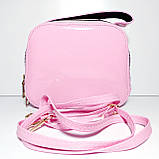 Сумка дитяча рожева з дівчинкою для дівчинки довга регульована ручка, фото 2