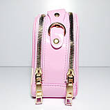 Сумка дитяча рожева з дівчинкою для дівчинки довга регульована ручка, фото 3