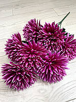 Штучна хризантема. Букет штучних хризантем гігант (85 см, 7 голов), фото 7