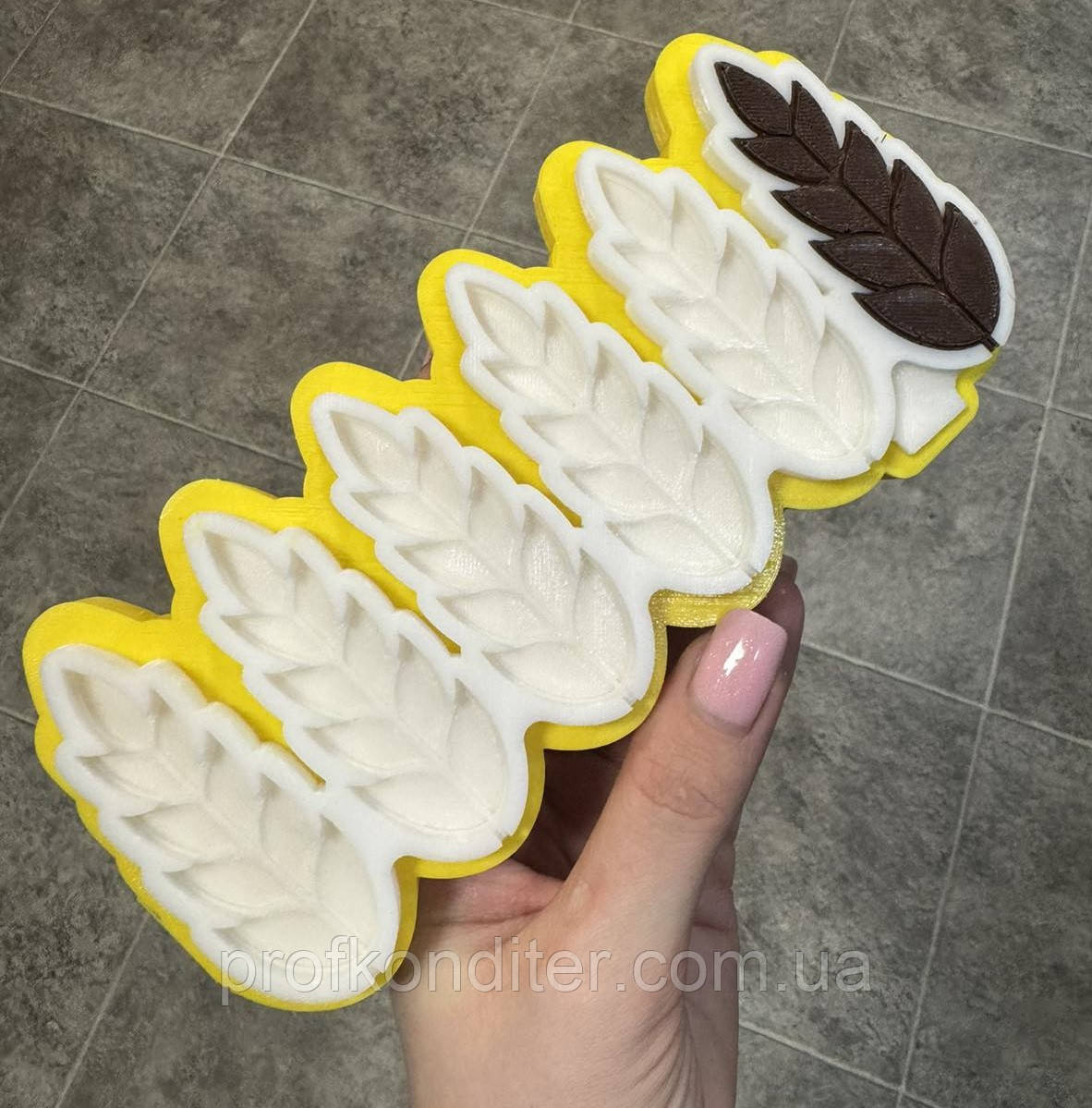ЕКСКЛЮЗИВ! Силіконовий авторський Молд для шоколаду, карамелі і мастики "Колоски", фото 1