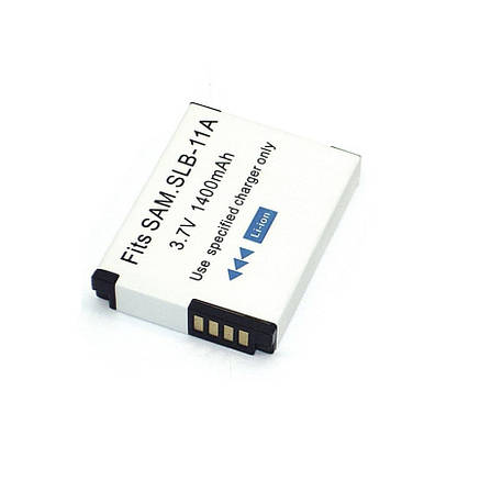 Акумулятор для фотопарату Samsung (SLB-11A) CL65 3.7V 1400mAh Li-ion, фото 2