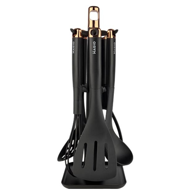 Набір кухонного приладдя з підставкою Magio MG-1127, 6 предметів, нейлон