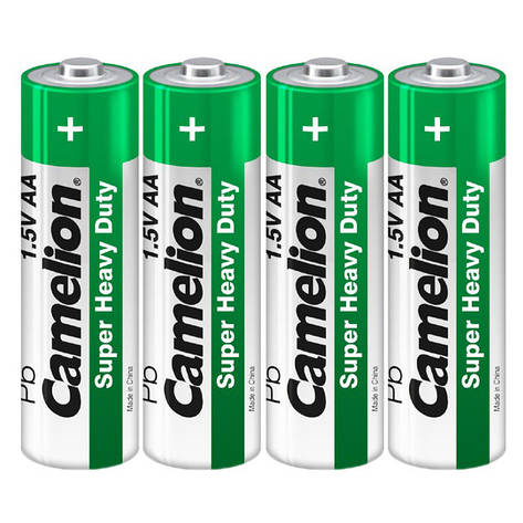 Батарейка Camelion Super Heavy Duty, R6, сольова, 1,5V, АА, фото 1