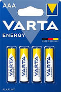 Батарейка VARTA Energy, RL03, лужна,1.5V, ААА