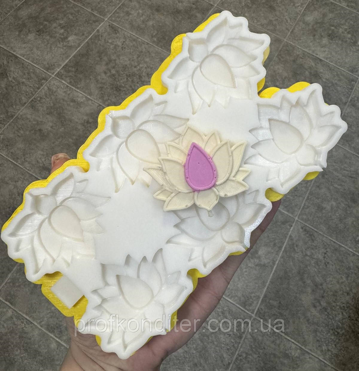 Ексклюзив. Силіконовий молд для шоколаду та ін "Лотос №2", фото 1