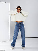 Женские весенние джинсы прямые свободного кроя размеры 25-30