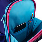 Рюкзак шкільний GoPack Education напівкаркасний GO24-165M-1 Cute Rainbow, фото 9