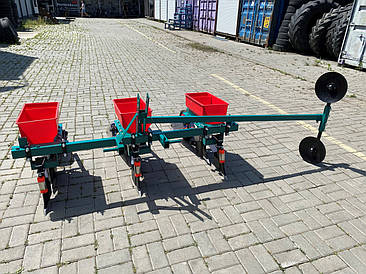 Сівалка для кукурудзи 3-ох рядна точного висіву для трактора та мототрактора.