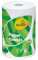 Полотенца бумажные "Ecolo" 2слойные 1рул.