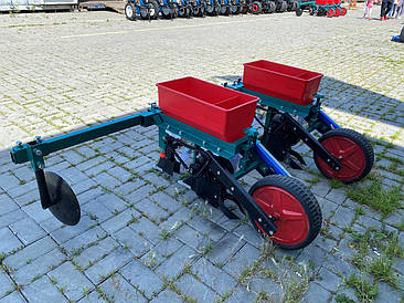Сівалка для кукурудзи 2-ох рядна точного висіву для мотоблока та мототрактора.
