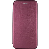 Кожаный чехол (книжка) Classy для Samsung Galaxy A34 5G, Бордовый
