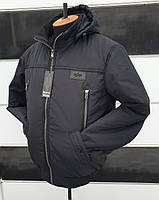 Чоловіча демісезонна куртка великих розмірів "Aviation Pilot"., фото 6