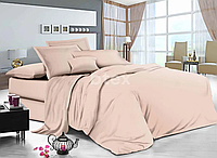 Комплект постельного белья двухспальный Пудровый однотон Бязь голд люкс.