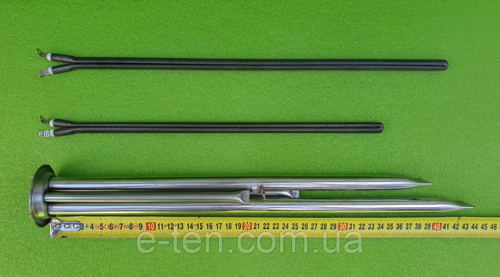 Фланець-колба (нержавійка) Ø63мм + сухі тени 800W і 1200W до бойлерів Thermex, Electrolux, ATT, Garanterm, фото 1