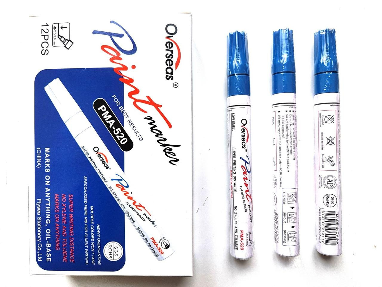 Маркер-фарба Paint Overseas PMA 520 для будь-яких поверхонь синій