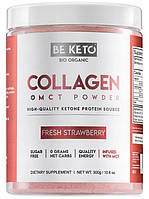 BE KETO Collagen COLLAGEN + MCT масло 300г Полуниця