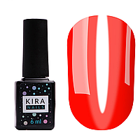 Гель-лак Kira Nails Vitrage №V01 (красный, витражный), 6 мл