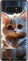 Чехол на Samsung Galaxy Note 8 White cat "5646u-1020-71305"