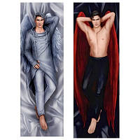 Дакимакура 150х50 см 1400 грн Мальбонте Клуб Романтики Секрет Небес Подушка з наволочкою двостороння