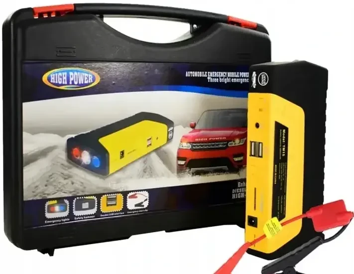 Пускозарядний пристрій JUMPSTARTER TM15 (50800 мАг) 68800-500+компресор New
