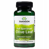 SWANSON OLIVE LEAF лист оливки 400 мг 60 капс.