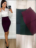 Модная стильная женская юбка Ткань: Стрейч джинс 42,44,46 Цвета как на фото