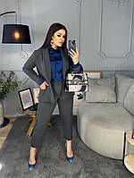Элегантный,стильный,крутой костюм Брюки стильные + пиджак Костюмка барби 50-52;54-56;58-60 Цвета 5