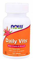 NOW FOODS DAILY VITS MULTIVITAMIN 100 таб. ВІТАМІНИ ТА МІНЕРАЛИ