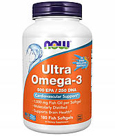 NOW Foods ULTRA acids OMEGA-3 EPA DHA 180 риба