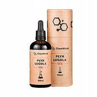 ChemWorld LUGOL RIQUID 12% CZDA Чистий йод СИЛЬНИЙ