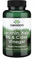 Swanson LECITHIN KELP Вітамін B6 ЯБЛУЧНИЙ ОЦЕТ