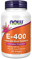 NOW Foods VITAMIN E MIX натуральний + СЕЛЕН 100к