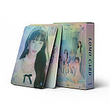 Голографічні Картки IVE K-POP, lomo card, К-ПОП картки іве - 2024 Season`s greetings -  55 шт, фото 2