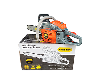 Бензопилка TRESZER TRS7/Мотопила ланцюгова Тресзер ТРС сім
