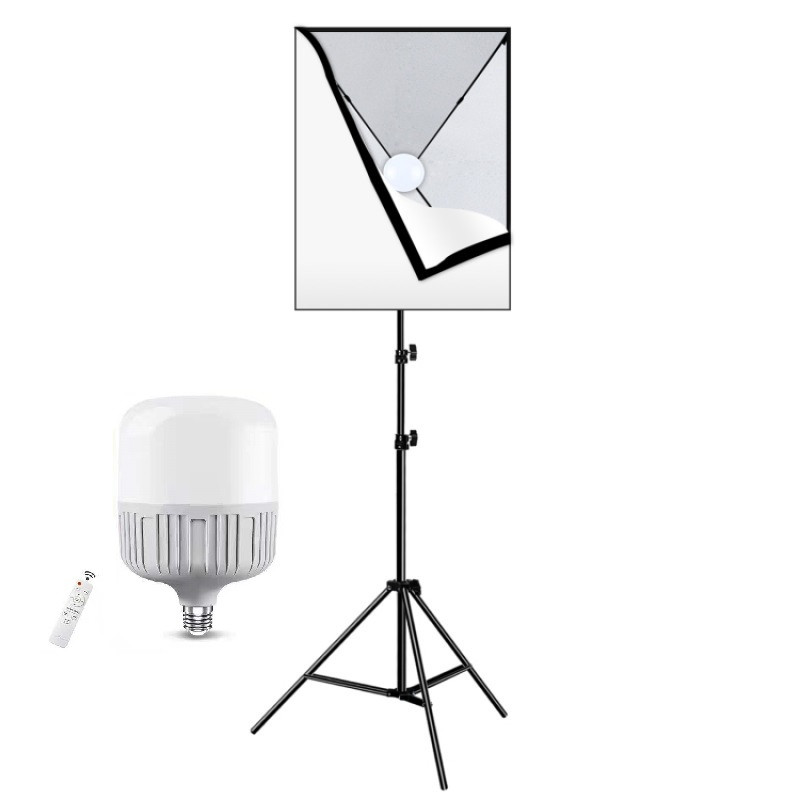 Комплект LED225KIT (софтбокса 50 x 70 см, стійка 2 м, лампа LED 225 Ватів, пульт ДК)