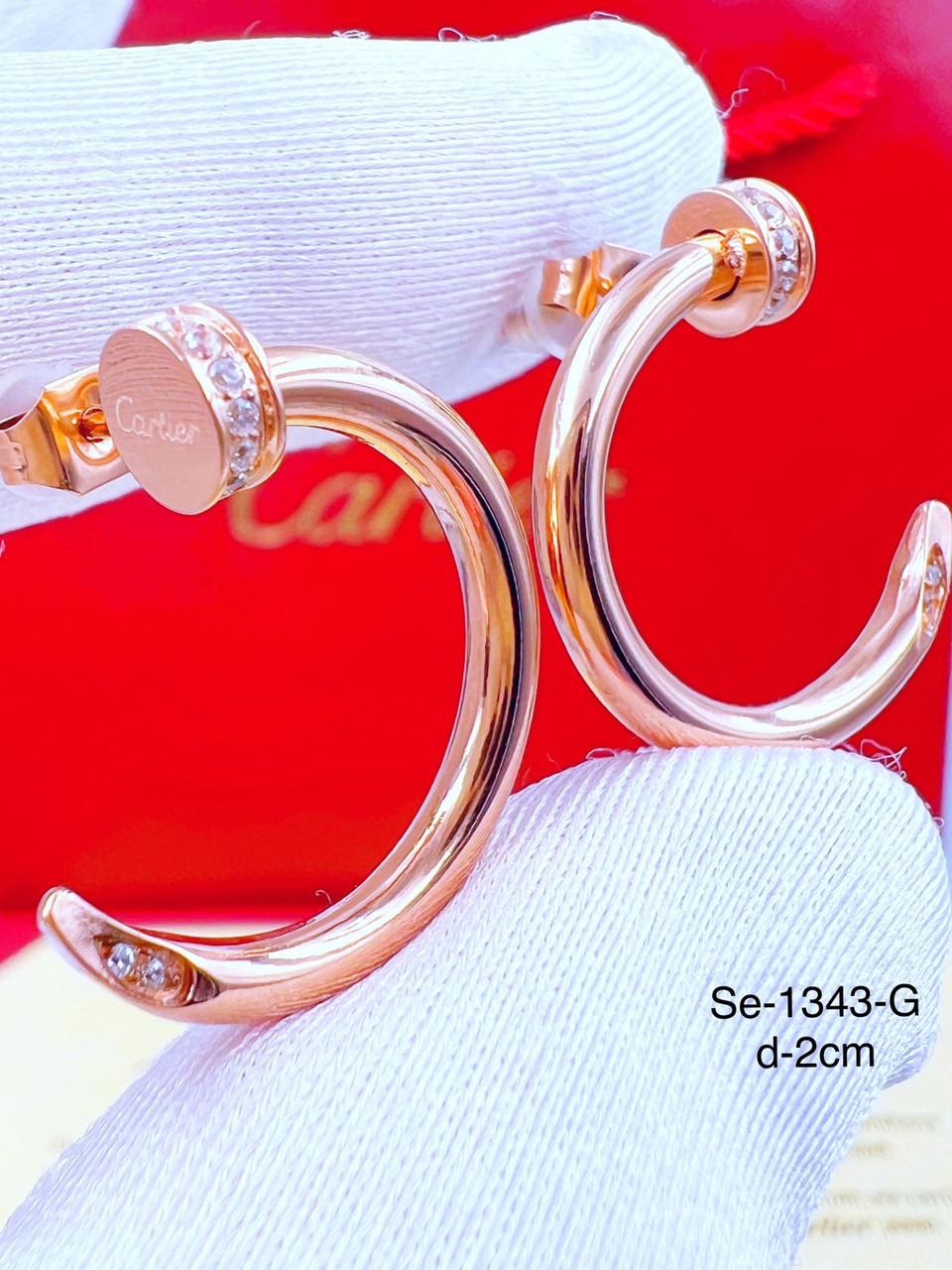 Сережки Stainlees Steel преміум
