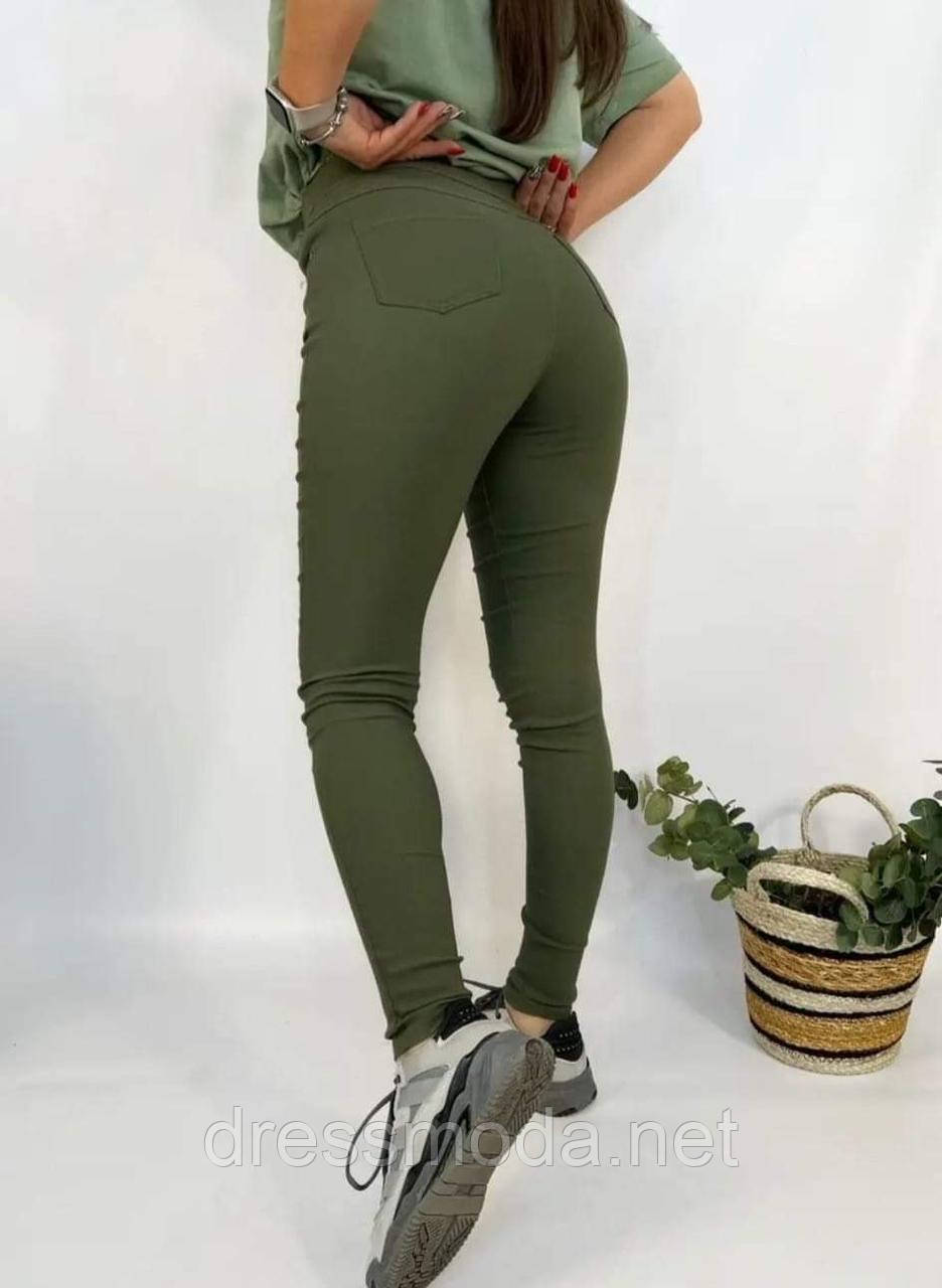 Жіночі стрейчеві котонові брюки М-3XL