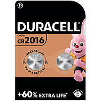 Батарейки Duracell CR2016 3В 2шт