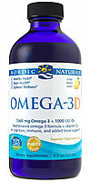 NORDIC NATURALS OMEGA-3D ЛИМОН З ВІТАМІНОМ D3 237 мл