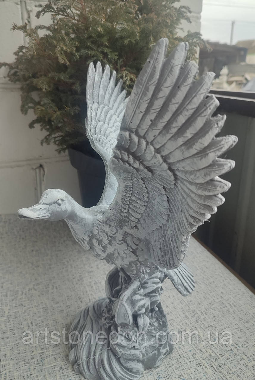 Декоративна фігура Качка з бетону 35 см, фото 1