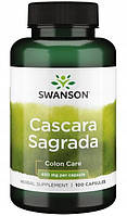 SWANSON Cascara Sagrada SZAKŁAK 450 мг 100 капс.